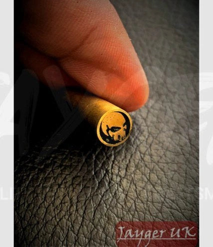 Handmade Skull head Mosaic pin-Brass tube-Knife Handle making Pin