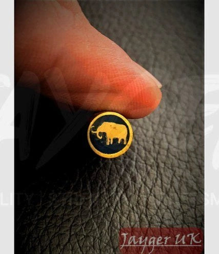 Handmade Elephant Mosaic pin-Brass tube-Knife Handle making Pin