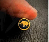 Handmade Elephant Mosaic pin-Brass tube-Knife Handle making Pin - Jayger