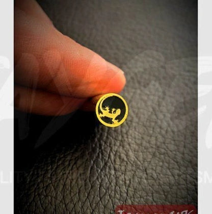 Handmade Deer- Stag Mosaic pin-Brass tube-Knife Handle making Pin