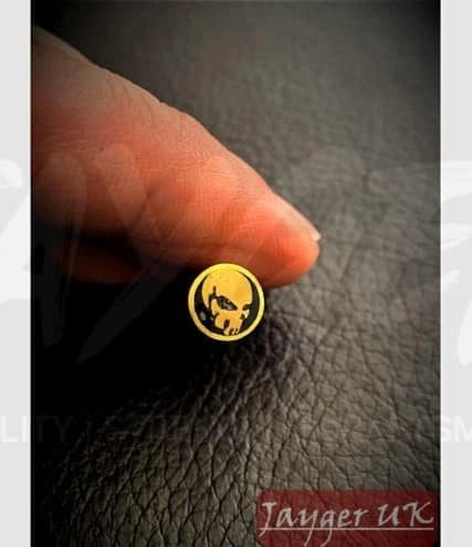 Handmade Skull head Mosaic pin-Brass tube-Knife Handle making Pin