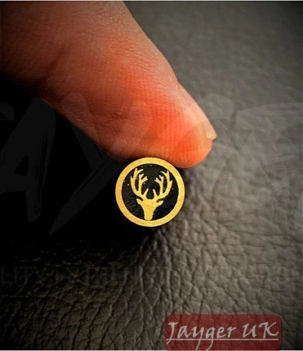 Handmade Deer- Stag Mosaic pin-Brass tube-Knife Handle making Pin