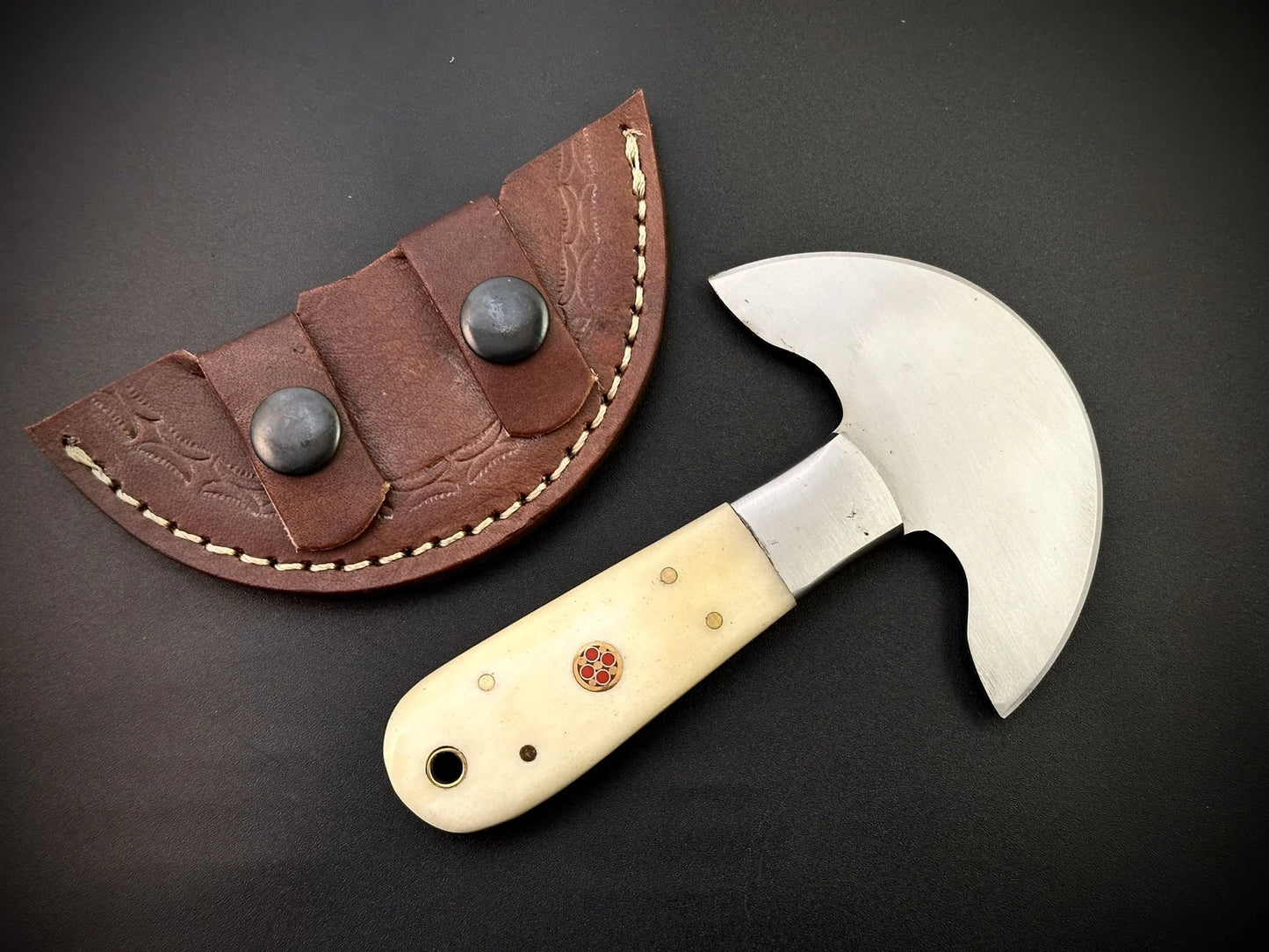 Hand Forged Carbon Steel Leather Skiver / Leather Cutting Knife