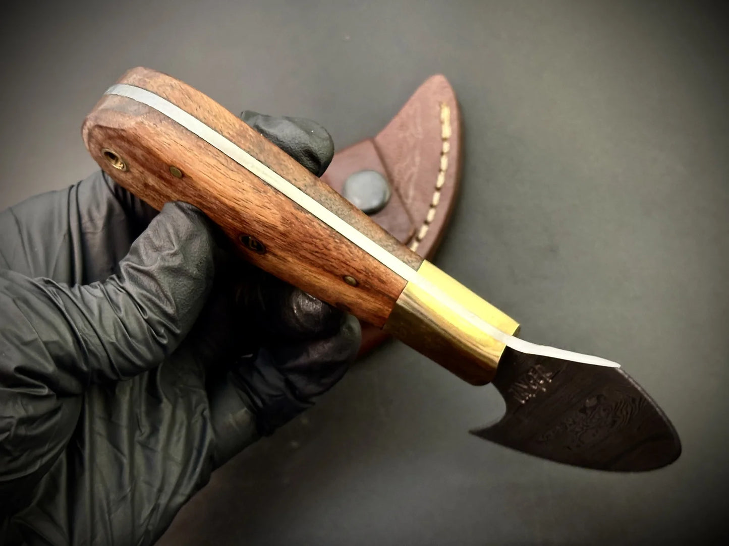 Handmade Leather Crafting Knife / Leather Working Tool QD-19