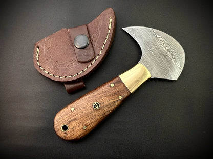 Handmade Leather Crafting Knife / Leather Working Tool QD-19