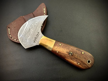 Handmade Leather Crafting Knife / Leather Working Tool QD-19