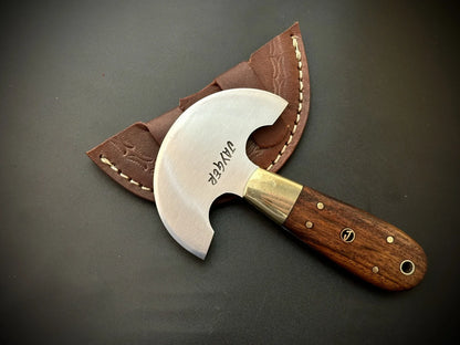 Hand Forged Carbon Steel Leather Cutter Set / Skiver