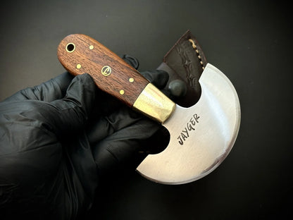 Hand Forged Carbon Steel Leather Cutter Set / Skiver