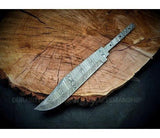 Handmade Damascus Steel Bowie Knife Blank Blade – SD3 - Jayger