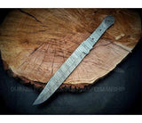 Handmade Damascus Steel Bowie Knife Blank Blade – SD5 - Jayger