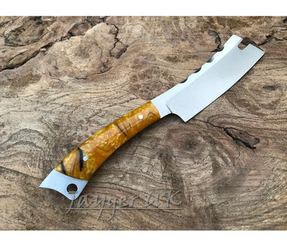 Hand Forged Straight Razor, Cut Throat, Kamisori Style – XC6