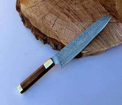 Handmade Damascus Steel Kiritsuke Knife