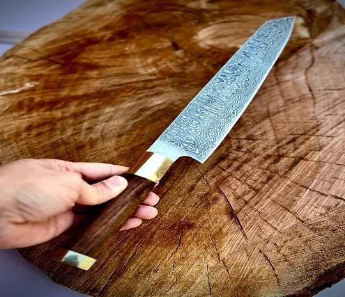 Handmade Damascus Steel Kiritsuke Knife