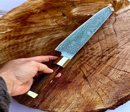 Handmade Damascus Steel Kiritsuke Knife