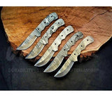 Damascus Steel Hunting Knife Blanks – B17 - Jayger