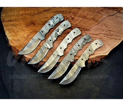 Damascus Steel Hunting Knife Blanks – B17
