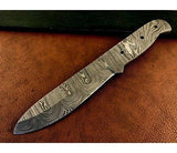 Hand Forged Damascus Steel Hunting Knife Blade - Jayger