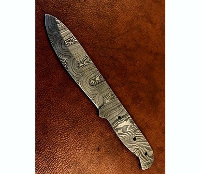 Hand Forged Damascus Steel Hunting Knife Blade