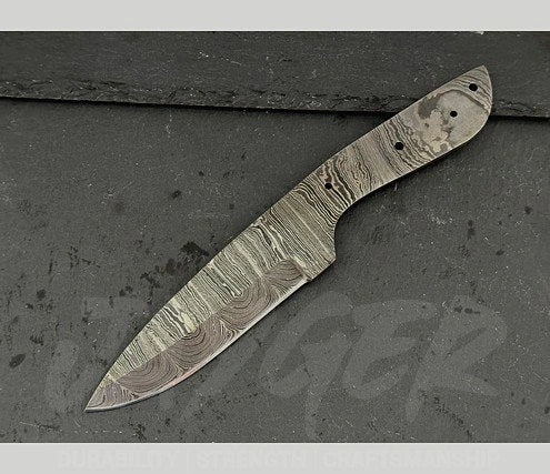 Hand Forged Damascus Steel Skinner Knife Blanks – B239