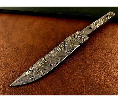 Damascus Steel Hunting Knife Blank – B26