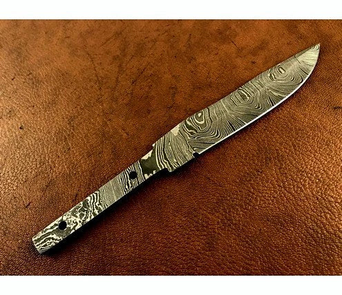 Damascus Steel Hunting Knife Blank – B26