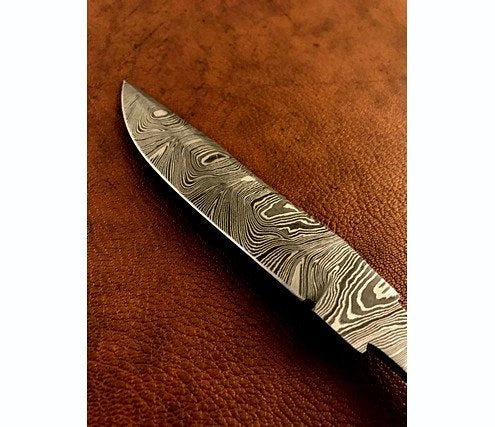 Damascus Steel Hunting Knife Blank – B26