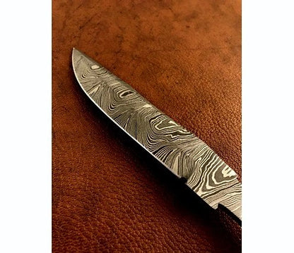 Damascus Steel Hunting Knife Blank – B26