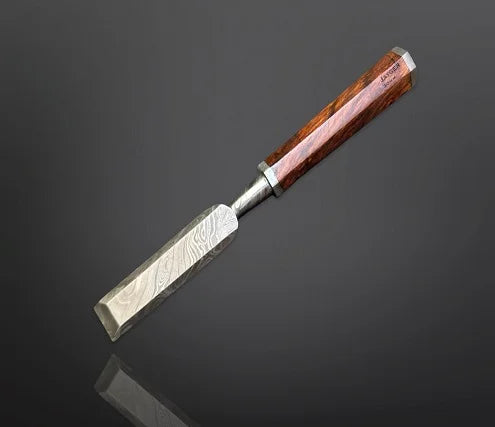 Wood Chisel Set Damascus Steel Hand Forged By Jayger