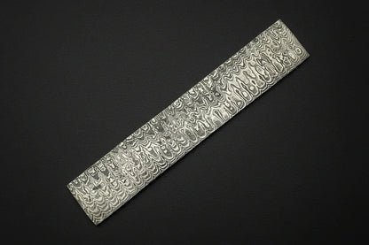 Damascus Steel Billet Hand Forged By Jayger | Pattern Ladder - Jayger