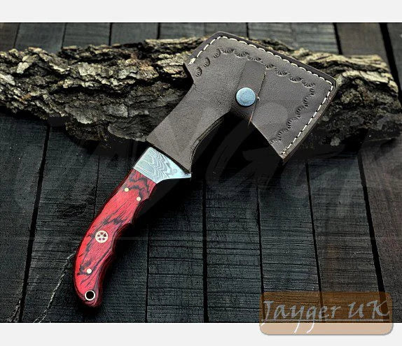 Handmade Damascus Steel Meat Cleaver – DH13