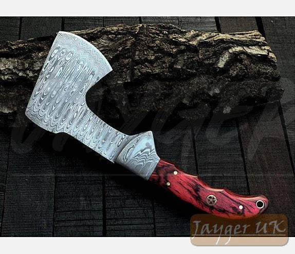 Handmade Damascus Steel Meat Cleaver – DH13