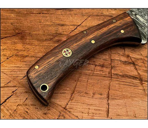 Hand Forged Damascus Steel Meat Cleaver/ Hatchet DH17