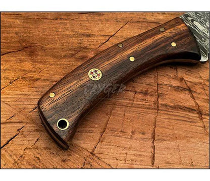 Hand Forged Damascus Steel Meat Cleaver/ Hatchet DH17