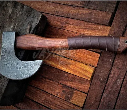 Handmade Viking Bearded Damascus Steel Axe/Hatchet