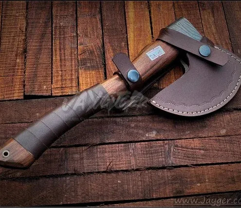 Handmade Viking Bearded Damascus Steel Axe/Hatchet