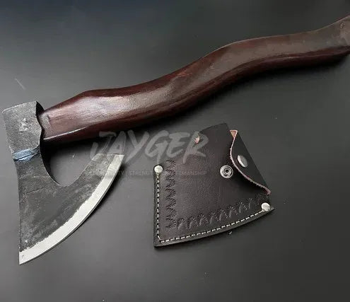 Hand Forged Odin Skeggox | Viking-Inspired Bearded Axe | CA24