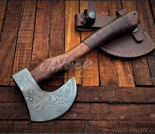 Handmade Viking Bearded Damascus Steel Axe/Hatchet