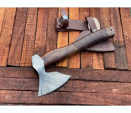 Custom Viking Bearded Axe Damascus Steel – DA3
