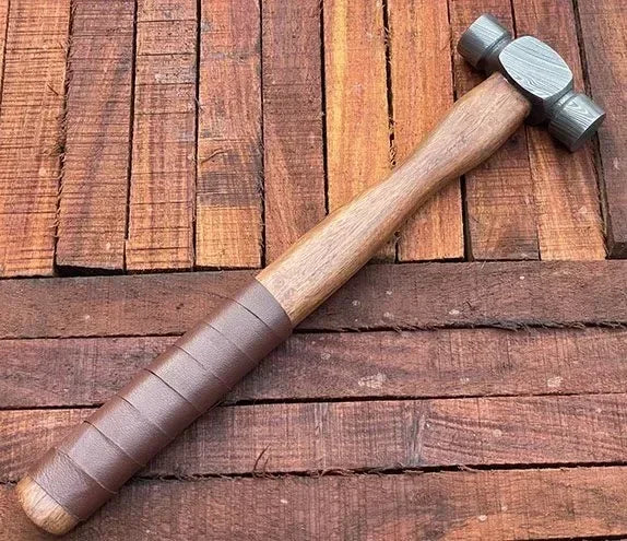 Handmade Damascus Steel Hammer Round Dome Face-Made to order - Jayger