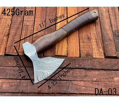 Custom Viking Bearded Axe Damascus Steel – DA3