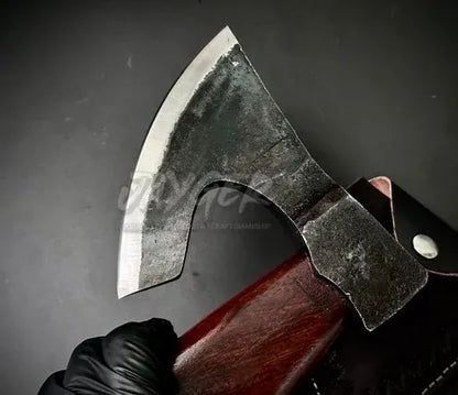Hand Forged Odin Skeggox | Viking-Inspired Bearded Axe | CA24