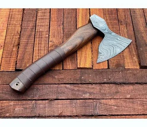 Custom Viking Bearded Axe Damascus Steel – DA3