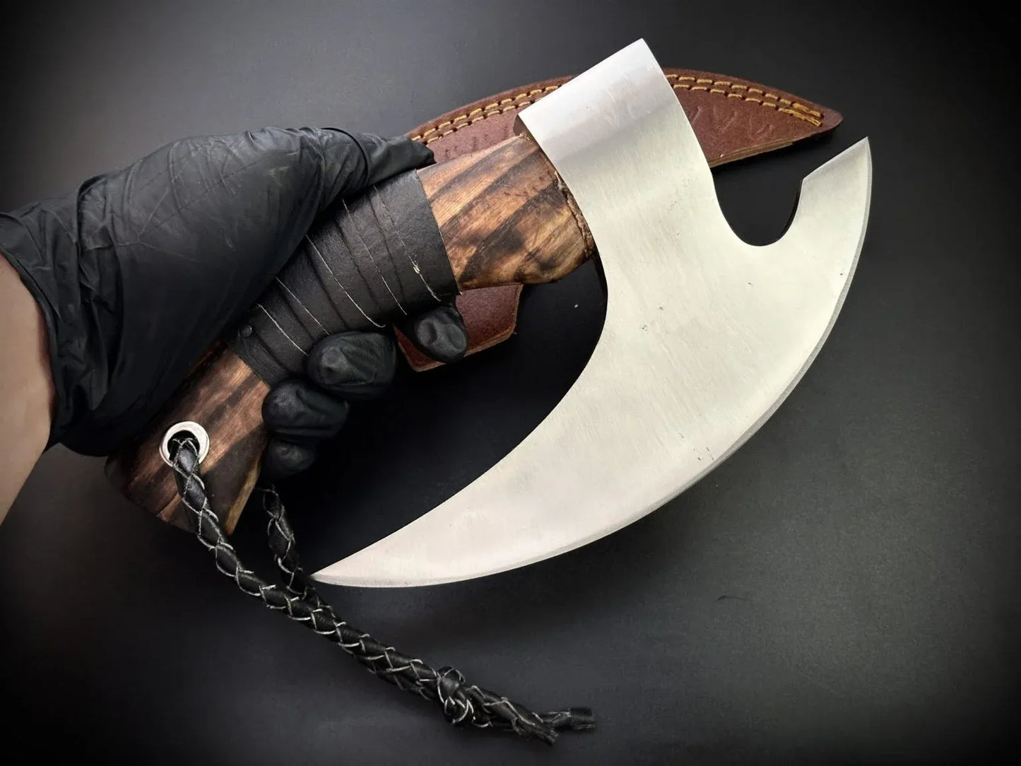 Handmade Viking Style Carbon Steel Pizza Axe