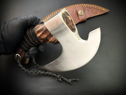 Handmade Viking Style Carbon Steel Pizza Axe