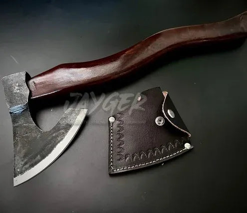 Hand Forged Odin Skeggox | Viking-Inspired Bearded Axe | CA24