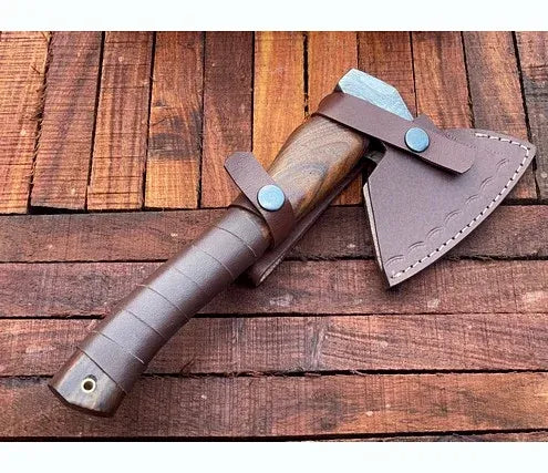 Custom Viking Bearded Axe Damascus Steel – DA3