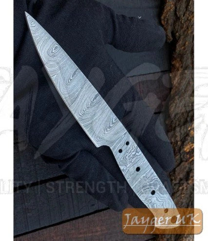 Handmade Damascus Kitchen Paring Knife Blank – K3