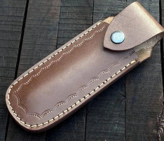 Handmade Damascus Steel Folding Straight Razor – RD4 - Jayger