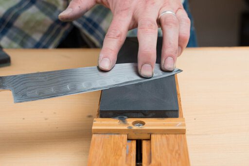 Damascus steel knife maintenance