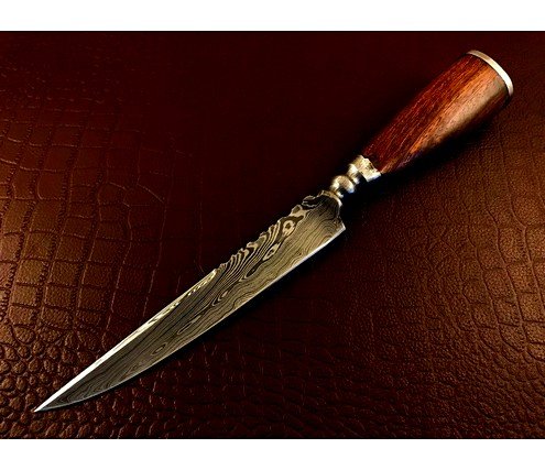 Handmade RE4 Jack Krauser knife With Leather Sheath - Jayger